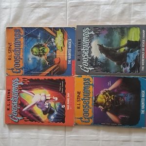 4 Books Goosebumps